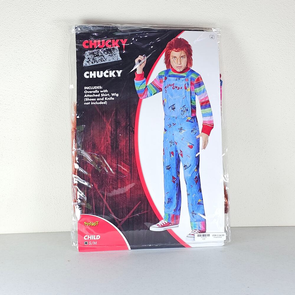 Brand New Spirit Chucky Child size small costume